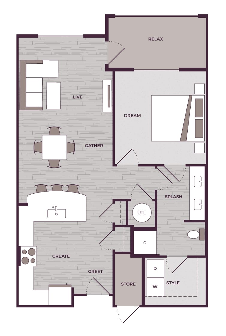 62 Aster park apartments floor plans for Small Room